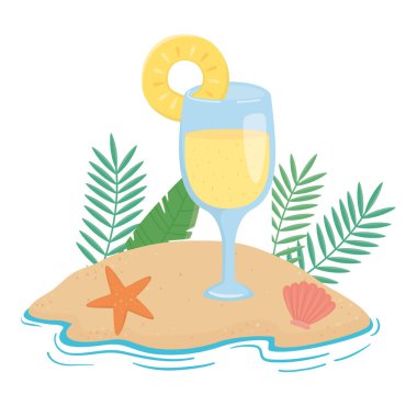 ananas illüstrasyon içmek vektör suyu