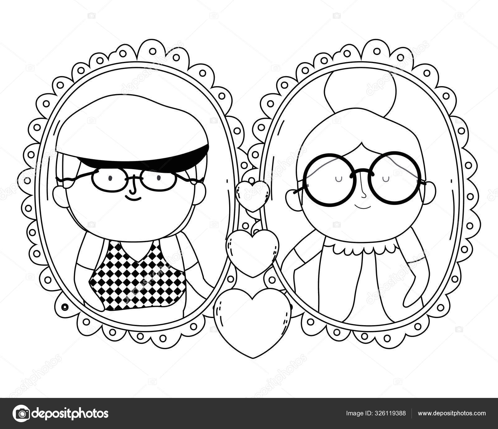 Grandparents Coloring Pages: Free & Fun Printable Coloring Pages of  Grandmas & Grandpas for Kids | Printables | 30Seconds Mom
