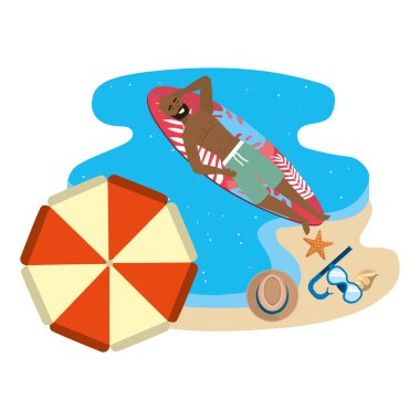 Yaz mayo tasarımı ile çocuk