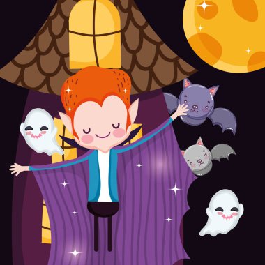 kostüm halloween görüntü ile çocuklar