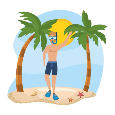 Yaz mayo tasarımı ile çocuk