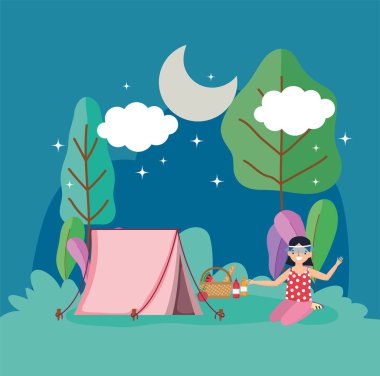 parkta gençler piknik