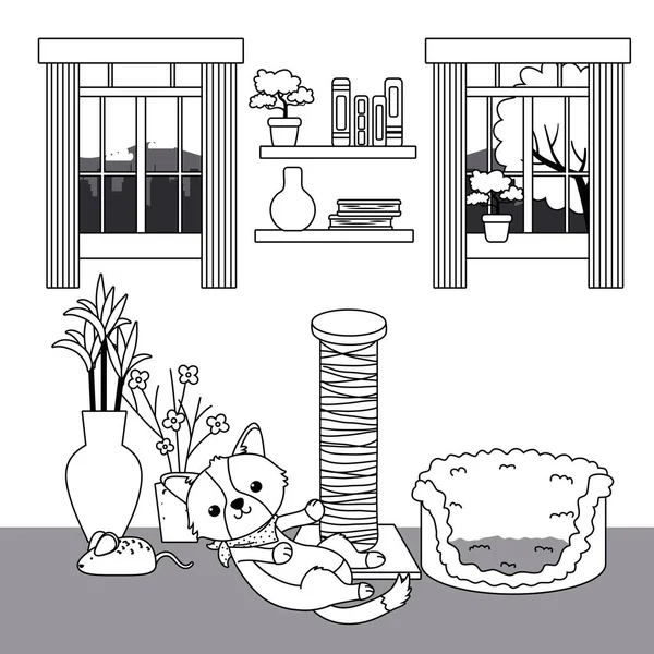 Köpek karikatür tasarım vector Illustrator