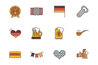 koleksiyon oktoberfest simgeleri satırı dolduruldu