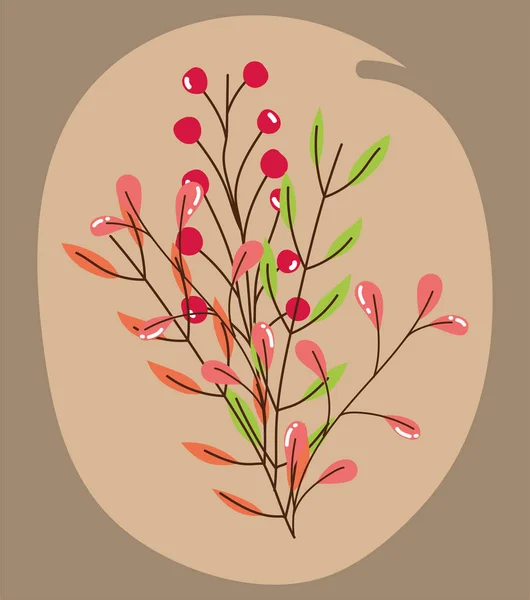 叶枝叶自然设计 — 图库矢量图片