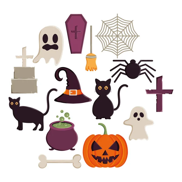 Trick or Treat-Happy Halloween — Stockvector