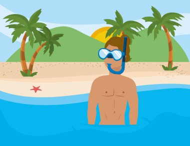 Yaz mayo tasarımı ile çocuk