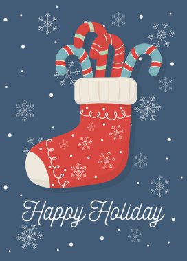 sock candy canes celebration happy christmas