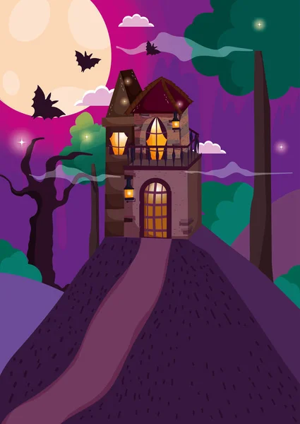 Trick or treat - joyeux Halloween — Image vectorielle