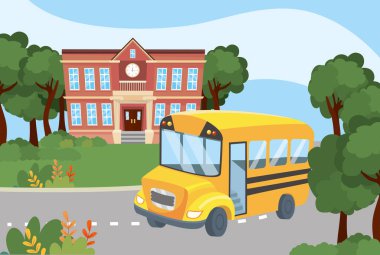 school education with its bus transportation to students