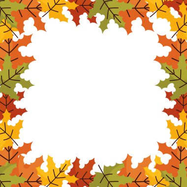 İzole yaprakları tasarım vektör illüstrasyon