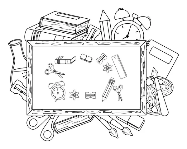 Blackboard ve okul malzemeleri tasarımı