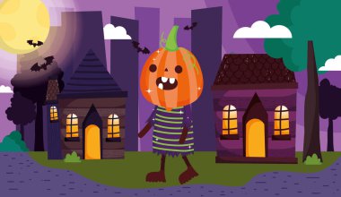 kostüm halloween görüntü ile çocuklar