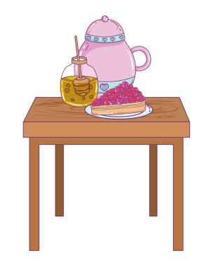 İzole şeker kase vektör tasarımı