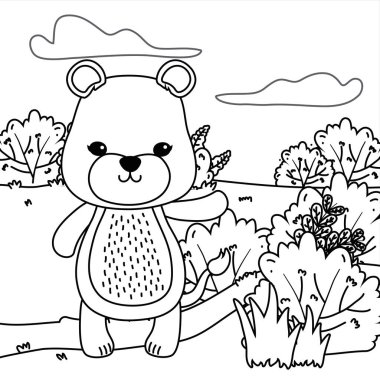 Lioness karikatür tasarım vector Illustrator