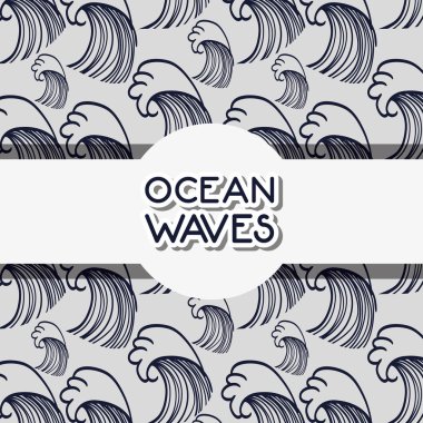 doğal okyanus dalgaları arka plan tasarım