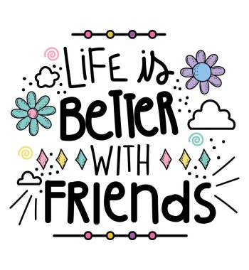 El yazısı iletiler beyaz arkaplan tasarımı