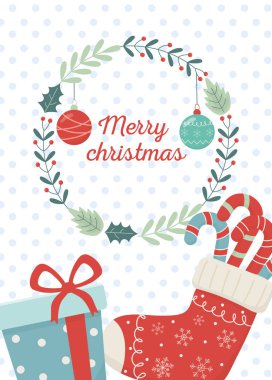 sock gift balls celebration happy christmas