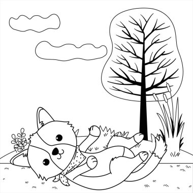 Köpek karikatür tasarım vector Illustrator