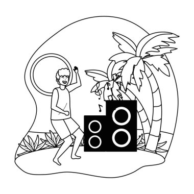 Yaz mayo tasarımı ile çocuk