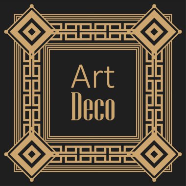 siyah arkaplan sanat deco çerçeveleri