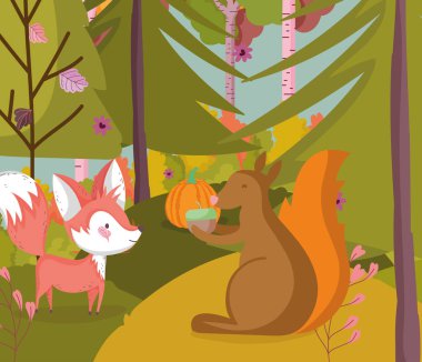 sincap meşe palamudu merhaba sonbahar tasarım ikonu