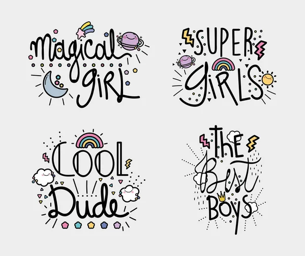 El yazısıyla yazılmış iletiler düz arkaplan tasarımı