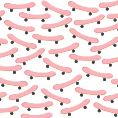 set of skateboards sport pattern background
