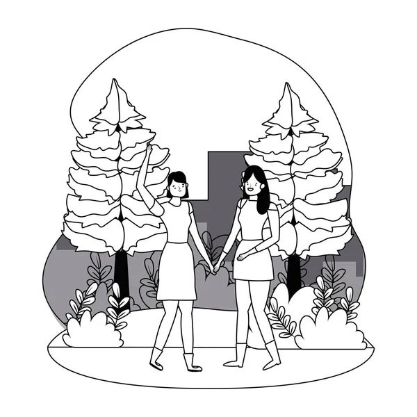 İzole kadın vektör tasarımı illüstrasyonu