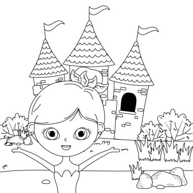 Peri masalı tasarım Peri karikatür