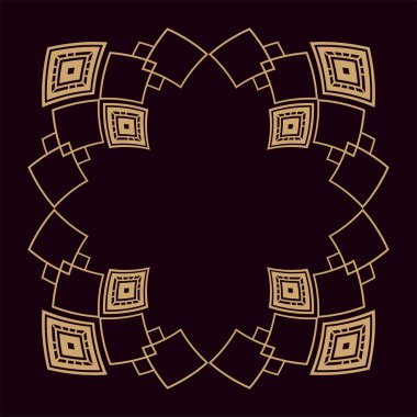 siyah arkaplan sanat deco çerçeveleri