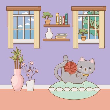 Kedi karikatür tasarım vector Illustrator