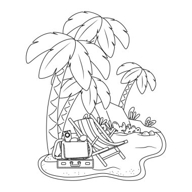 Kumsaldaki kumsal siyah beyaz