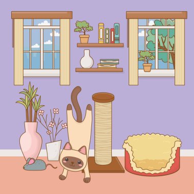 Kedi karikatür tasarım vector Illustrator