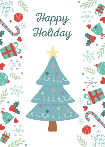 tree lights gifts celebration happy christmas