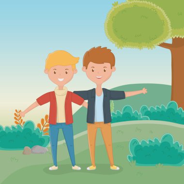 Çizgi film dizayn eden çocukların arkadaşlığı.