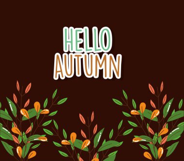 yapraklar merhaba sonbahar sezonu bırakır