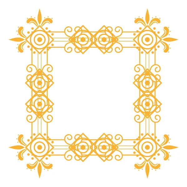 Дизайн рамы в стиле арт-деко — стоковый вектор