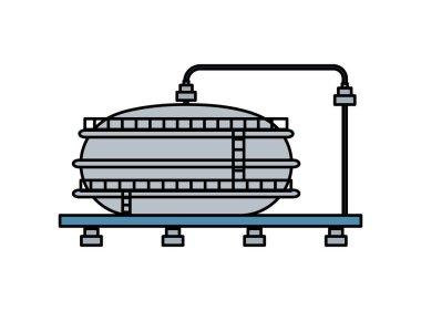 Kırma işlemi tank depolama merdiveni boru hattı