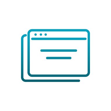 website page content information communications gradient line