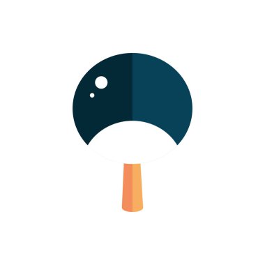 ping pong racket sport japanese icon