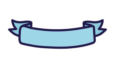 Kurdele dekorasyonu kutlama süsü simgesi