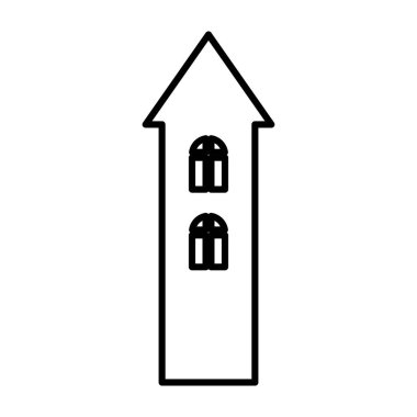 tower construction architecture facade gradient design thick line