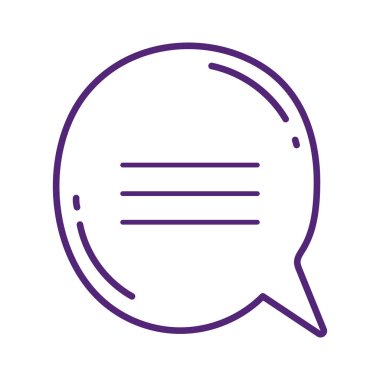 speech bubble message chat talk concept icon