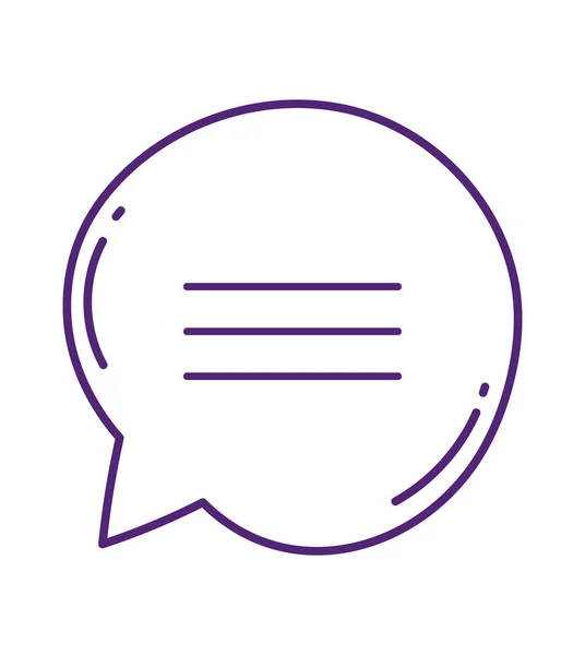 Speech bubble message chat talk concept icon — Stockvector