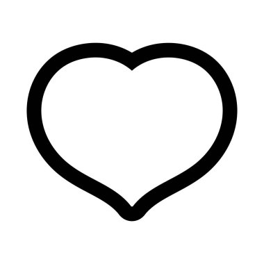 happy valentines day heart love passion thick line