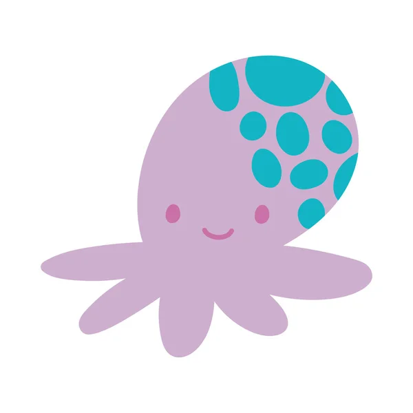 Cute octopus animal toy kids cartoon — 스톡 벡터