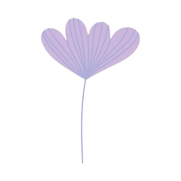 Квітка природа прикраса іконка орнаменту — стоковий вектор