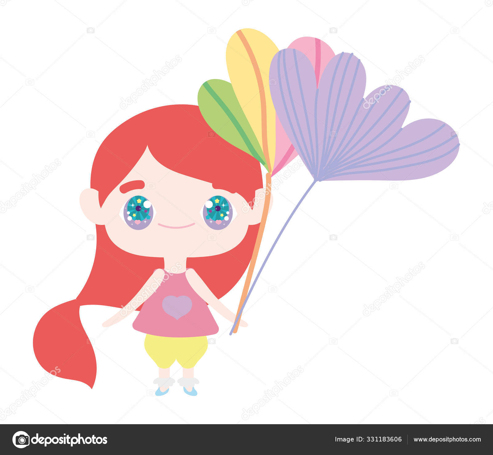 Princesa anime figura brinquedo dos desenhos animados pintados à