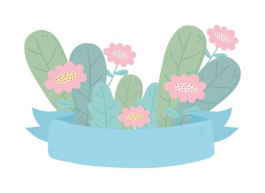 Şirin çiçek yaprakları kurdele süsü bırakır.